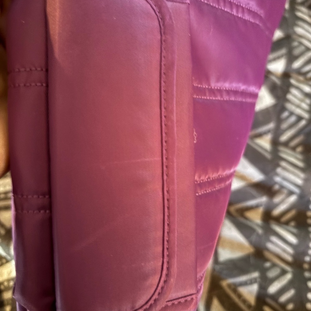 Lug Purple Quilted Shoulder Bag with Adjustable Straps - Picture 7 of 9